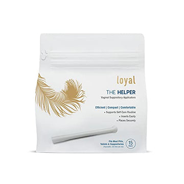 Loyal The Helper Vaginal Suppository Applicators | Efficient | Compact | Comfortable | Fits Most Brands, Pills