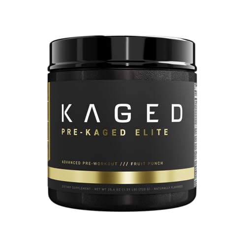 Kaged High Stimulant Pre Workout Powder | Fruit Punch | Pre-Kaged Elite | L-Citrulline