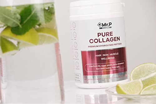 Mr.P Health Pure Collagen Peptides 400g Types I III Food Supplement Unflavoured Powder MR.P Health