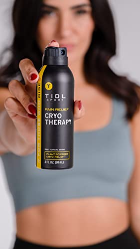TIDL Cryotherapy Spray - Advanced Pain Relief for Rapid Recovery, Instant Cooling TIDL
