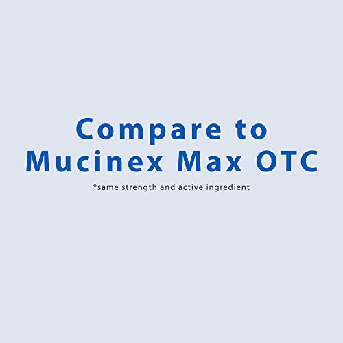 Curist Guaifenesin 600 mg Extended Release Tablets (300 Dye-Free Tablets) - Expectorant Curist