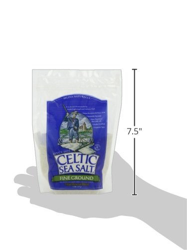Celtic Sea Salt, Fine Ground, 8 Ounce, 0.5 Pound (Pack of 1) Celtic Sea Salt