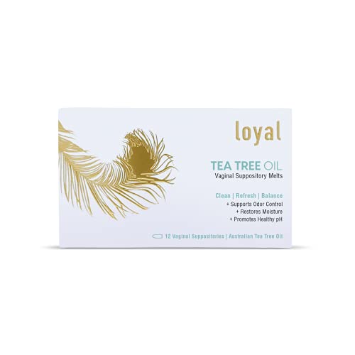 Loyal Tea Tree Oil - Suppository Melts - Supports Odor Control - Soothes Discomfort - Promotes Healthy pH