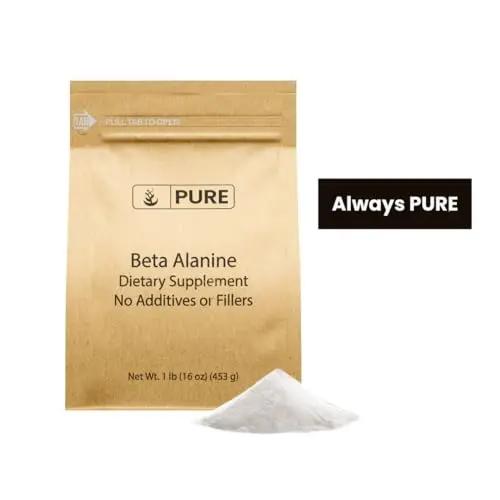 Pure Original Ingredients Beta Alanine Powder Non-GMO, Non-Essential Amino Acid (1 Pound Bag)