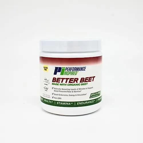 PERFORMANCE INSPIRED Nutrition Better Beet Powder - 100% Organic Beet – Boost Nitric
