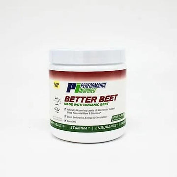 PERFORMANCE INSPIRED Nutrition Better Beet Powder - 100% Organic Beet – Boost Nitric