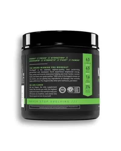 Kaged Original Pre-Workout Powder | Fruit Punch | Pre Formulated with Creatine, Beta Alanine, Pure Caffeine | 20 Servings