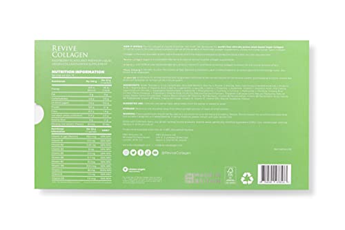 Revive Collagen 2500mg Plant Based Vegan Collagen with Added Vitamin B, C, D & E, Improved Skin, Hair & Nails Revive Collagen