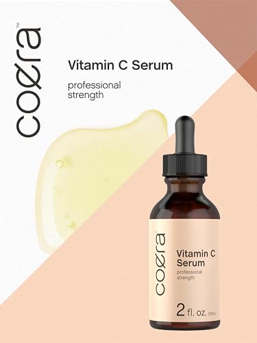 Vitamin C Serum for Face | 2 oz | Brightening Serum for Dark Spots | Paraben & SLS Free Coera