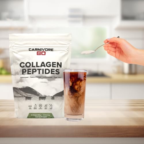 Carnivore Go Grass Fed Bovine Collagen Powder - 400g Hydrolysed Type 1 & 3 Carnivore Go