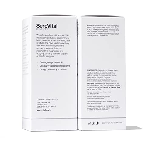 SeroVital Hair Regeneres Advanced Healthy Hair Growth Bundle Serovital