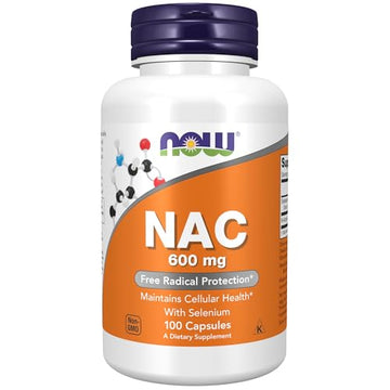 NOW Supplements, NAC (N-Acetyl Cysteine) 600 mg with Selenium & Molybdenum