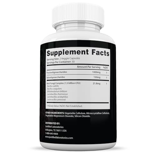 Justified Laboratories (2 Pack) Metanail 1.5 Billion CFU Probiotic Nail Support 120 Capsules Justified Laboratories