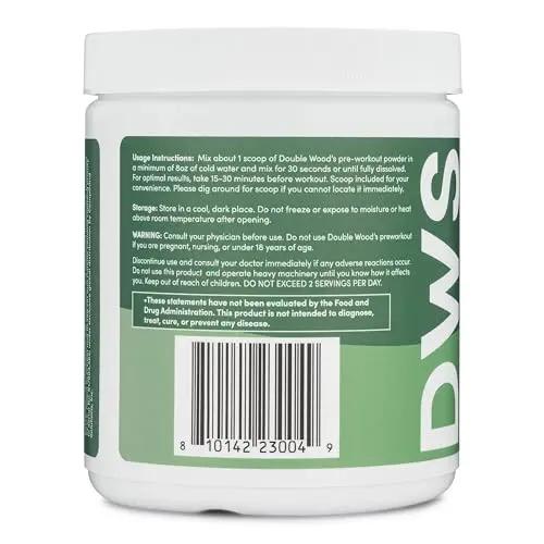 Pre Workout Powder for Men & Women (30 Servings of Caffeine, Beta Alanine, L-Citrulline Double Wood Supplements
