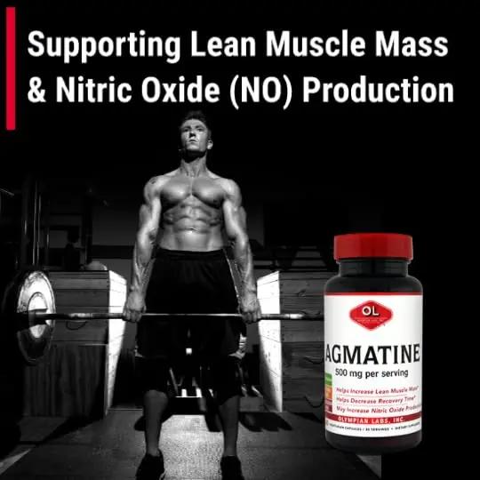 Olympian Labs Agmatine 500 mg per Serving, 60 Vegetarian Capsules