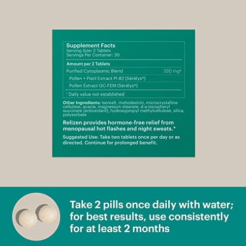 Bonafide Relizen – Powerful, Hormone-Free Relief from Hot Flashes and Night Sweats During Menopause Bonafide