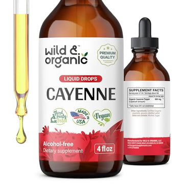 Cayenne Pepper Supplements - Organic Cayenne Pepper Tincture - Cayenne Pepper Liquid