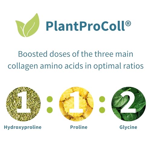 Vegan Collagen Powder, Natural Vanilla Flavour, Plant-Based Peptide Protein Supplement Igennus Healthcare Nutrition