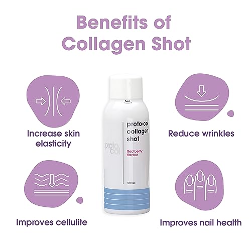 Proto-col, Women’s Liquid Collagen Drink, 10 Shots of Type 1 and 3 Collagen for Body Proto-Col