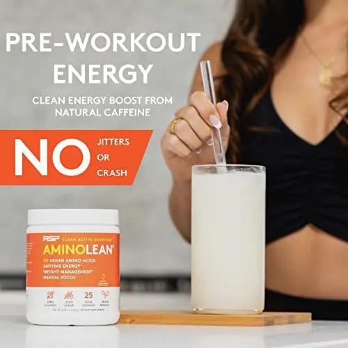 RSP Nutrition Mango Aminolean Amino Acid Supplement Powder, 8.29 OZ RSP NUTRITION