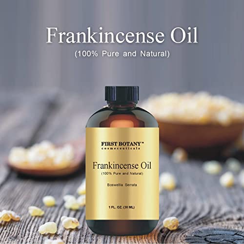 First Botany, 100% Pure Frankincense Essential Oil - Premium Frankincense Oil for Aromatherapy First Botany