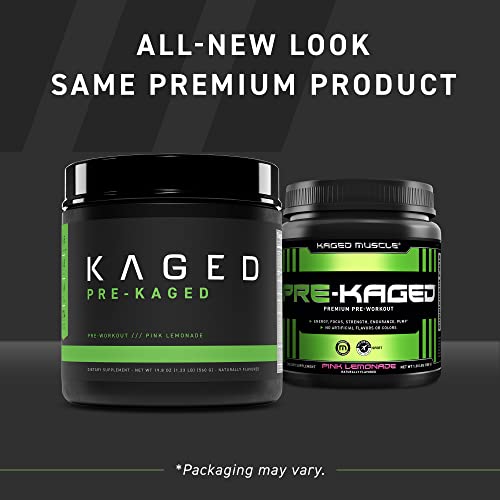 Kaged Original Pre Workout Powder | Krisp Apple | Pre-Kaged | Formulated with Creatine Kaged