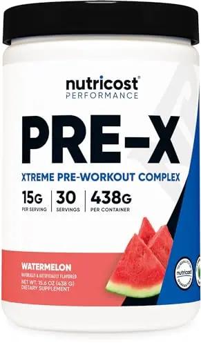Nutricost Pre-Workout Xtreme, Watermelon, 30 Servings, Vegetarian, Non-GMO and Gluten