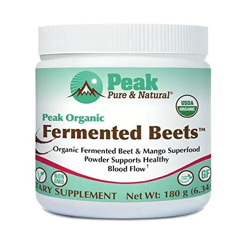 Peak Pure & Natural Peak Organic Fermented Beets - Organic Fermented Beet Powder