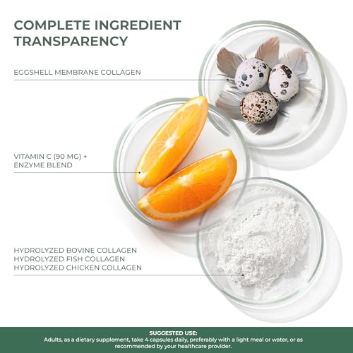 Primal Harvest Multi Collagen Pills for Women and Men (Type I, II, III, V, X) 120 Capsules Primal Harvest