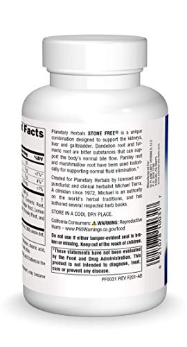 Planetary Herbals Stone Free Tablets, 90 Count Planetary Herbals