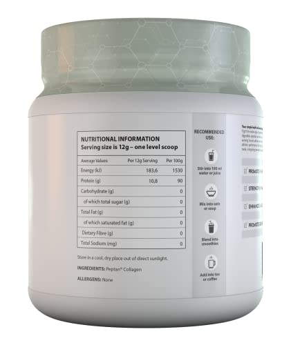 Beauty Gen Naked Collagen Powder for Women, Collagen Peptides Powder Type 1 & 111 Hydrolyzed Beauty Gen