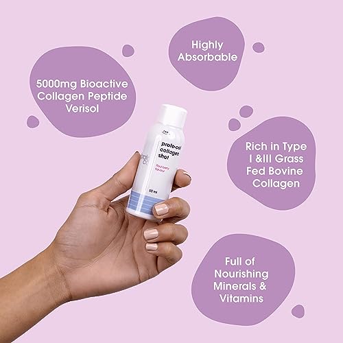 Proto-col, Women’s Liquid Collagen Drink, 10 Shots of Type 1 and 3 Collagen for Body Proto-Col