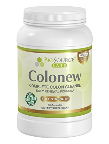 BioSource Labs Colonew Complete Colon Cleanse Natural Detox Supplement for Daily