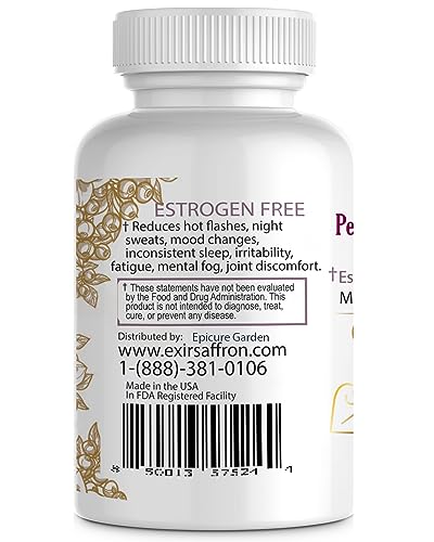 Exir Perimenopuase and Menopause Support Supplement for Women Relief, 60 Capsules