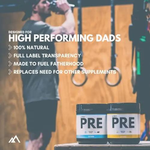 TEDCo Pre Workout Powder - All Natural Preworkout for Men, Zero Artificial Sweeteners TEDCo