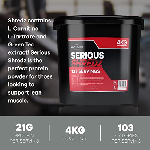 The Bulk Protein Company – Serious Shredz – Diet Whey Protein Powder – Contains L The Bulk Protein Company