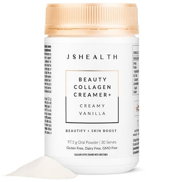 JSHealth Collagen Creamer - Vanilla Collagen Creamer for Coffee