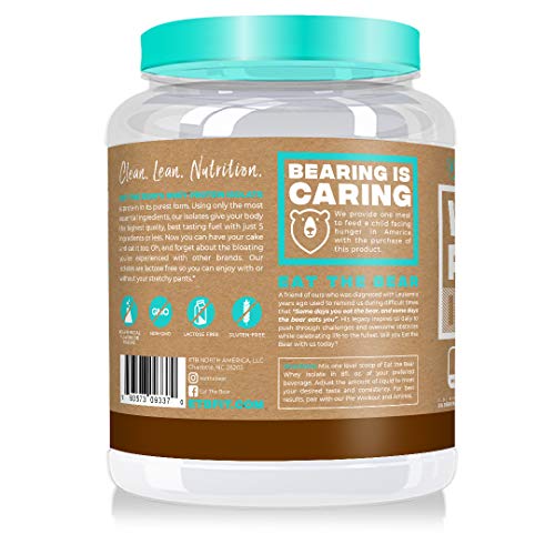Eat the Bear Whey Protein Isolate Protein Powder 2 lbs (Chocolate) Eat The Bear