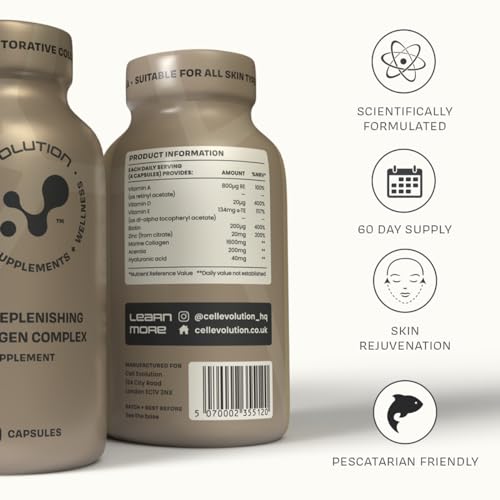 Cell Evolution Restore, Restorative Pure Marine Collagen 1600mg Capsules, Marine Collagen CELL EVOLUTION