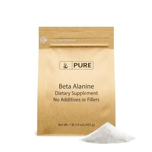 Pure Original Ingredients Beta Alanine Powder Non-GMO, Non-Essential Amino Acid