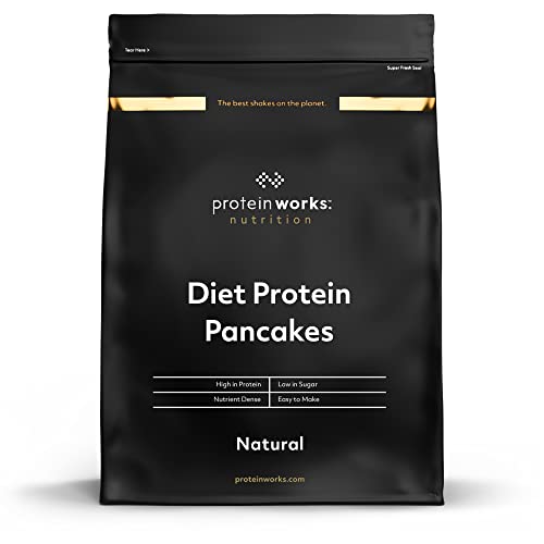 Protein Works - Diet Protein Pancake Mix | 135 Calories Per Serving | Low Sugar Protein Pancake Mix