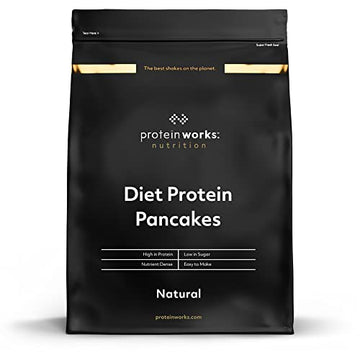 Protein Works - Diet Protein Pancake Mix | 135 Calories Per Serving | Low Sugar Protein Pancake Mix