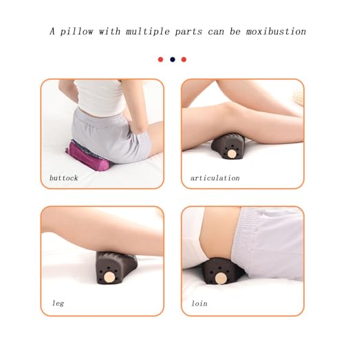 LANYANZI Purple moxibustion Pillow Cervical Vertebra Pillow moxibustion Waist moxibustion Box LANYANZI