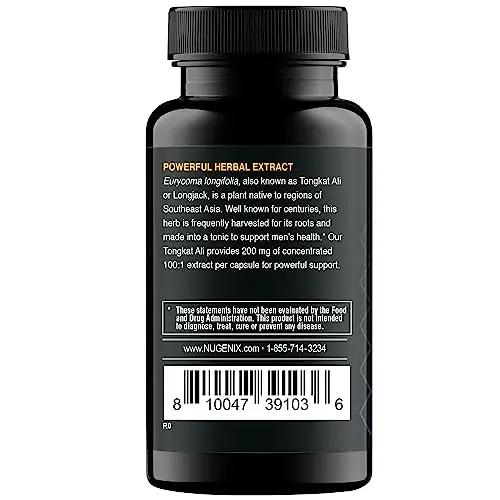 Nugenix Nitric Oxide Booster Tongkat Ali Supplements Bundle