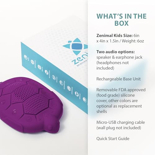 Zenimal Kids Meditation Audio Player - Patented Screen-Free Mindfulness Device with 9 Audio Meditations