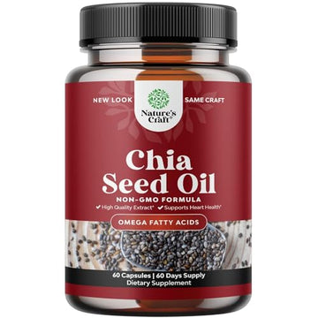 Potent Chia Seed Extract Pills for Men and Women Natural Supplement for Weight Loss
