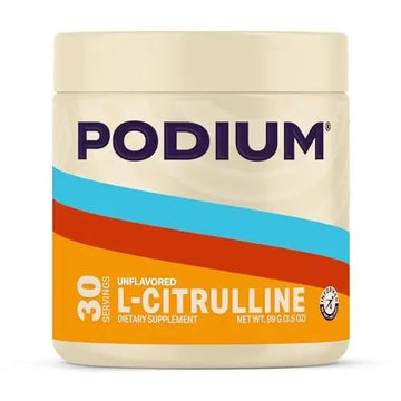Podium Nutrition, Solos | L-Citrulline, 30 Servings, Unflavored, Boost Athletic Performance