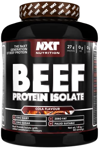 NXT Nutrition Beef Protein Isolate Powder - Protein Powder High in Natural Amino Acids