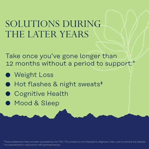 Solaray Postmenopause her Life Stages - Post Menopause Supplements for Women with Resveratrol