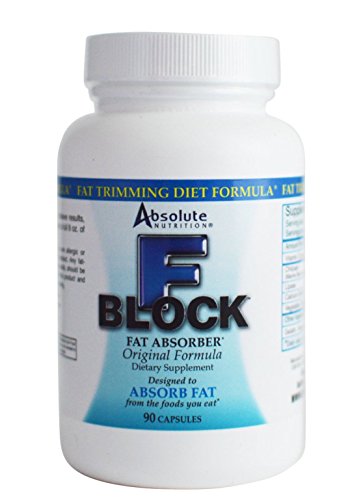 Absolute Nutrition FBlock Xtra Fat Absorber, Diet Formula, 90 Capsules